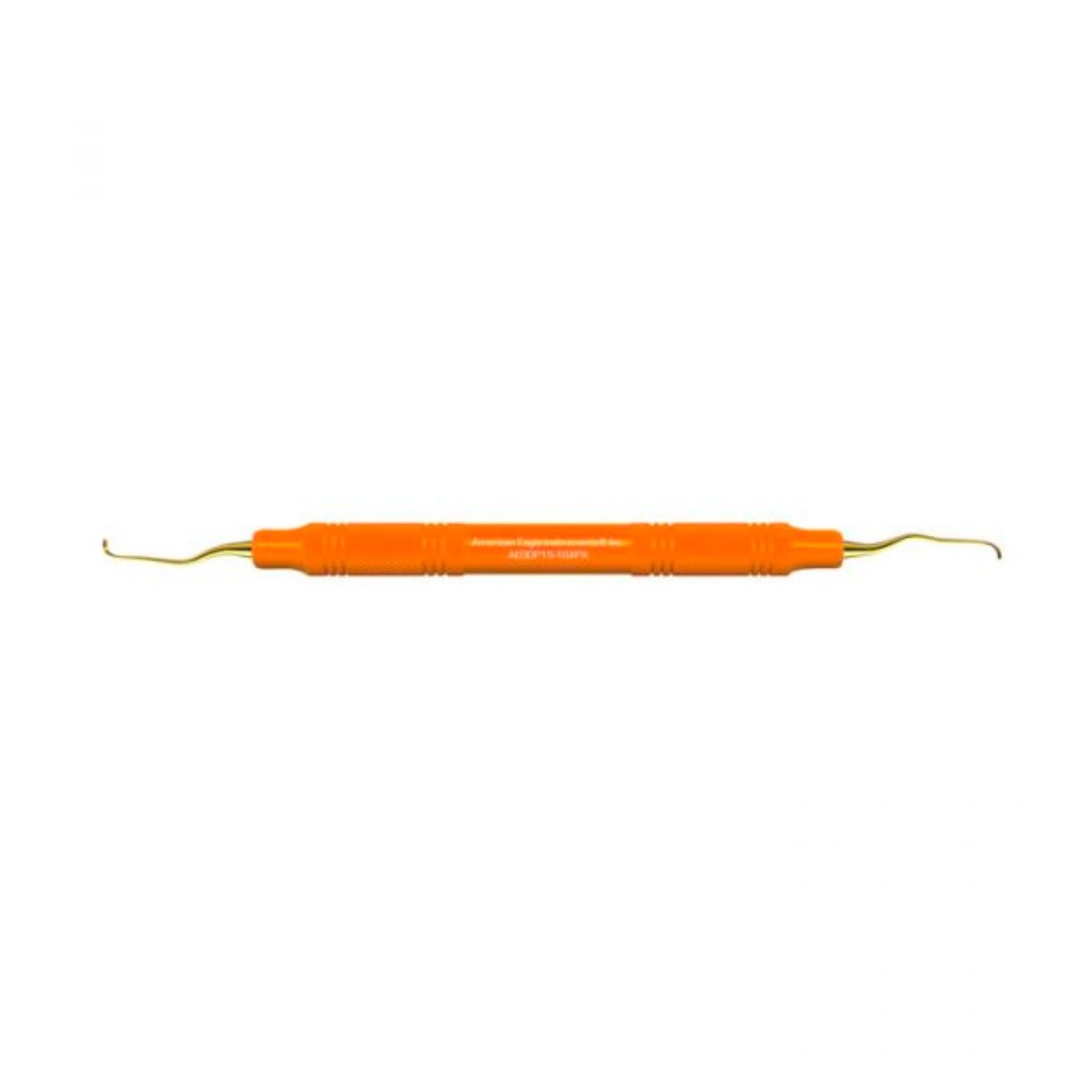 American Eagle XP Gracey +3 Deep Pocket Curette 15/16, EagleLite Resin Handle, 3/8" Orange, Single Instrument, AEGDP15-16XPX thumbnail 2