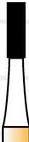 Alpen SteriX Cross Cut Fissure Surgical Carbide Bur #558, Friction Grip Oral Surgical (FGOS), 10/Pk, WDT-RS500558 - Alpen SteriX Cross Cut Burs 558 OS 10/Pk - Image 1