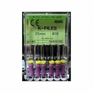 Mani K-File, Stainless Steel, 21 mm, ISO #45, White, 6/Pk, MK2145 thumbnail 6