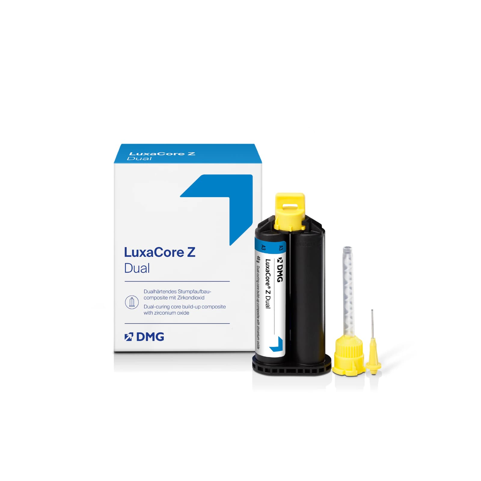LuxaCore Z-Dual Automix Core Build-Up Material, Light Opaque, Refill Kit, 48 g Cartridge, 213332 thumbnail 16
