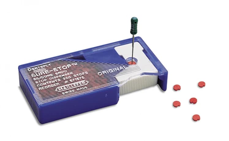 Sure-Stop Silicone Endo Stops with Dispenser, Red, 200/Pk, 1.5mm, 671675 thumbnail 10