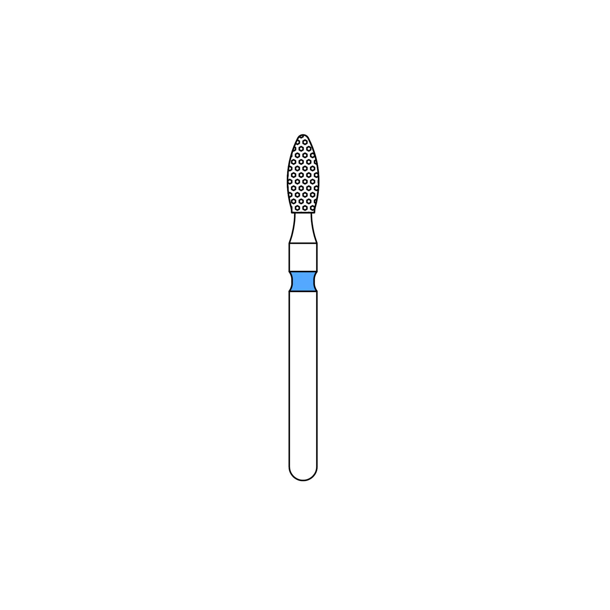 PRIVA Diamond Burs FG 368-018M, 5/Pk - PRIVA Diamond Burs FG 368-018M 5/Pk - Image 1