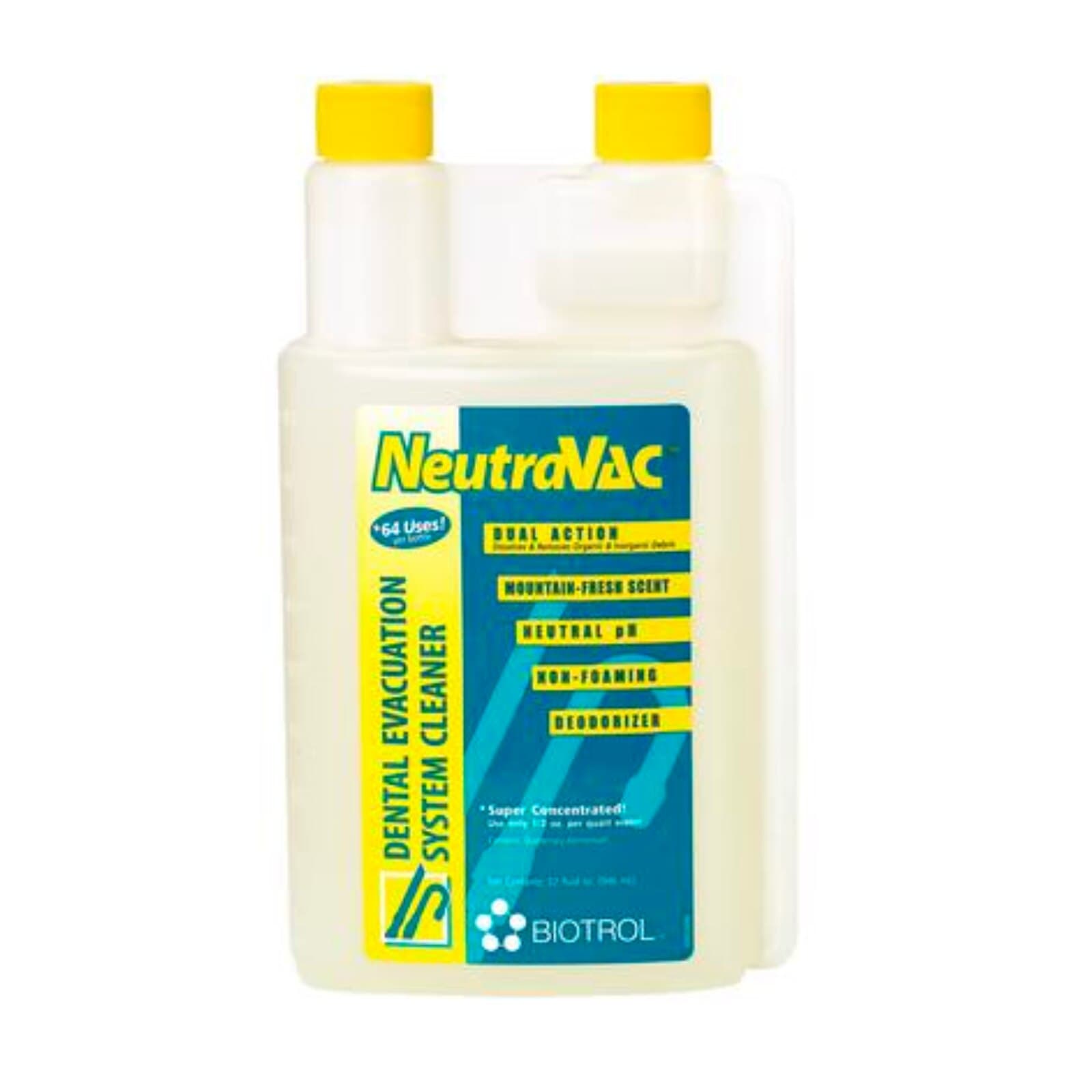 Biotrol NeutraVAC Dual-Action Evacuation System Cleaner, Concentrated, 32 oz Bottle, NV800CS thumbnail 4