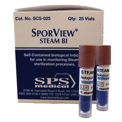 SporView Self-Contained Steam Biological Indicator, 25/Box, SCS-025 thumbnail 5