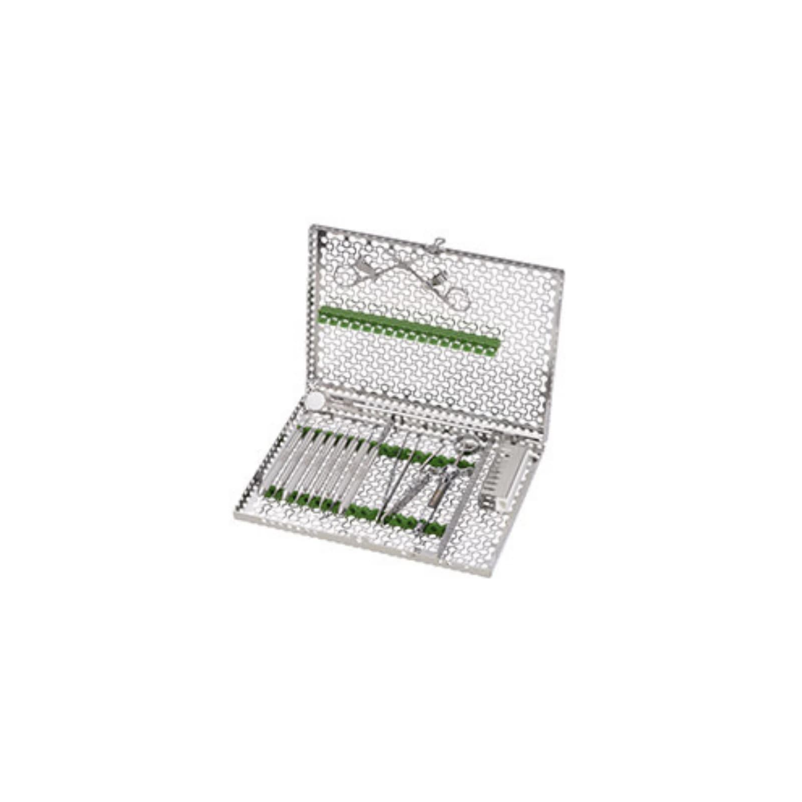 Hu-Friedy IMS Signature Series Cassette Replacement Rails, 10 Instrument, Green, IM5109 thumbnail 2