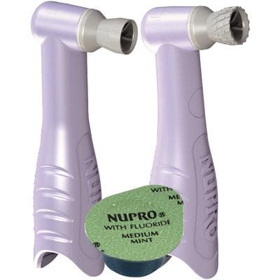 Nupro Revolv Disposable Prophy Packs, Coarse Grit, Soft Cup, Mint, 1000/Pkg, 965554MC thumbnail 2
