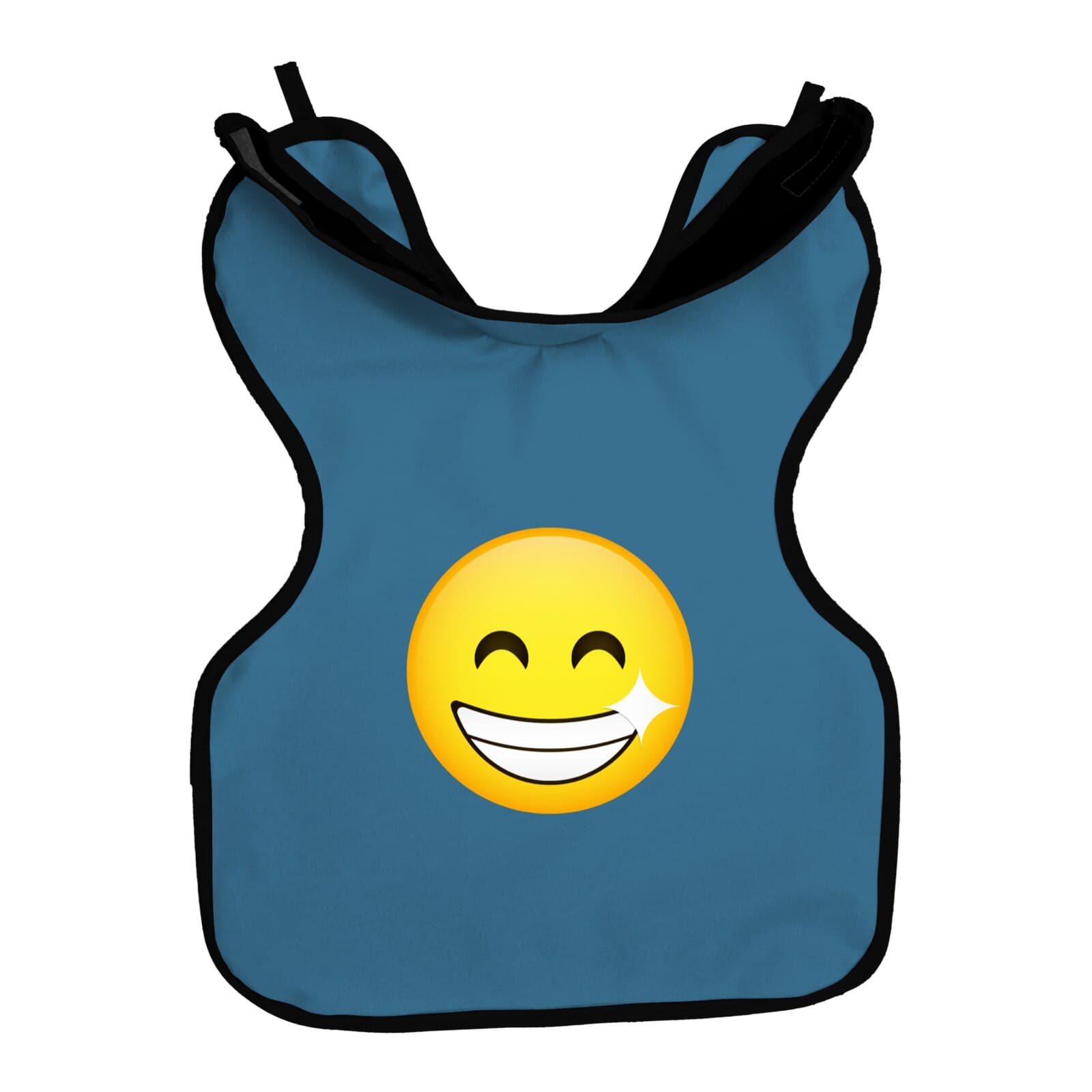 Cling Shield® Lead-Free Child Protectall X-Ray Apron with Attached Neck Collar, Smiley Face Design, 0.3mm, 20" x 20" thumbnail 2