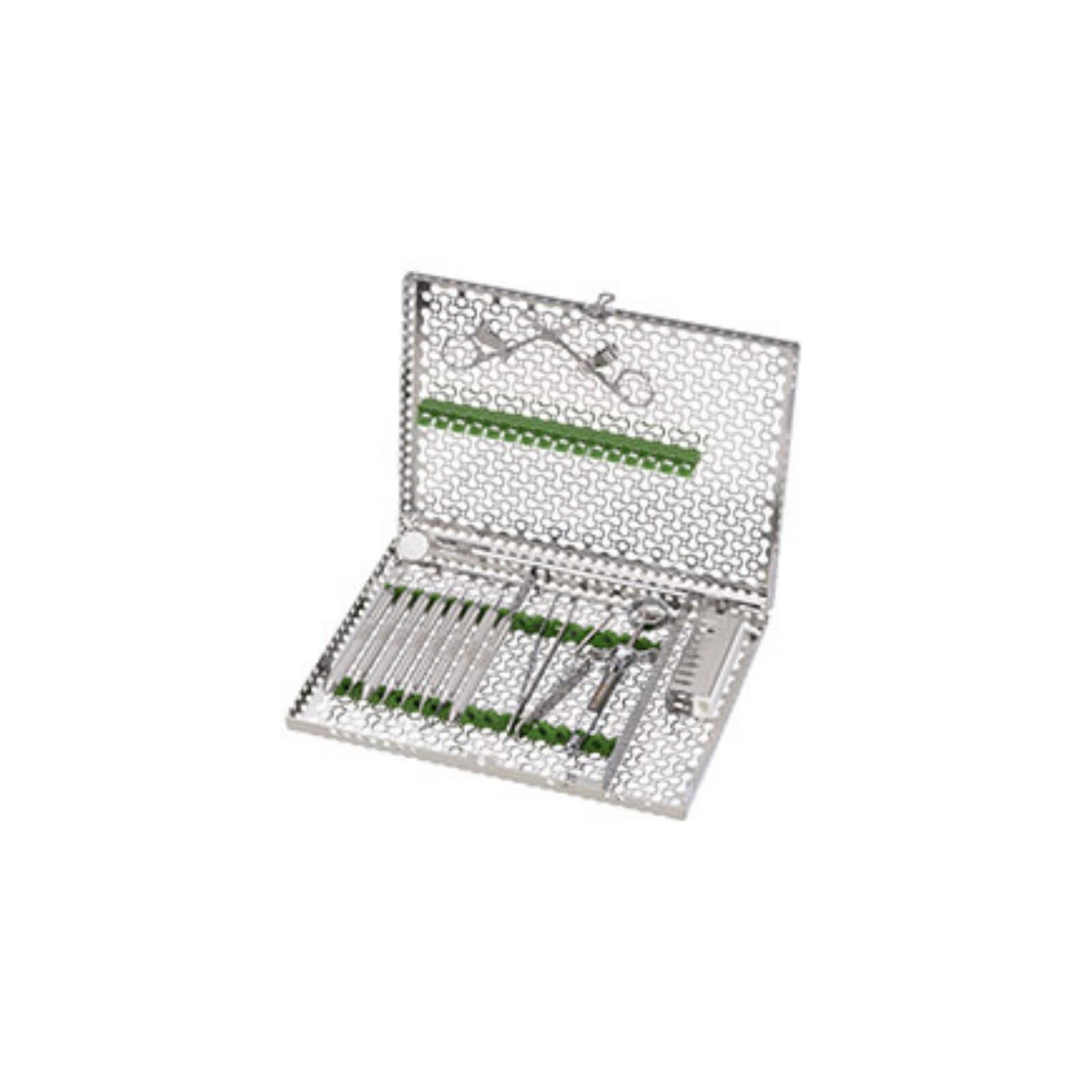 Replacement Rails for IMS® Signature Series® Cassettes - Base/Compression, 8-Instrument, 1-Tier, Green, IM5089 thumbnail 2