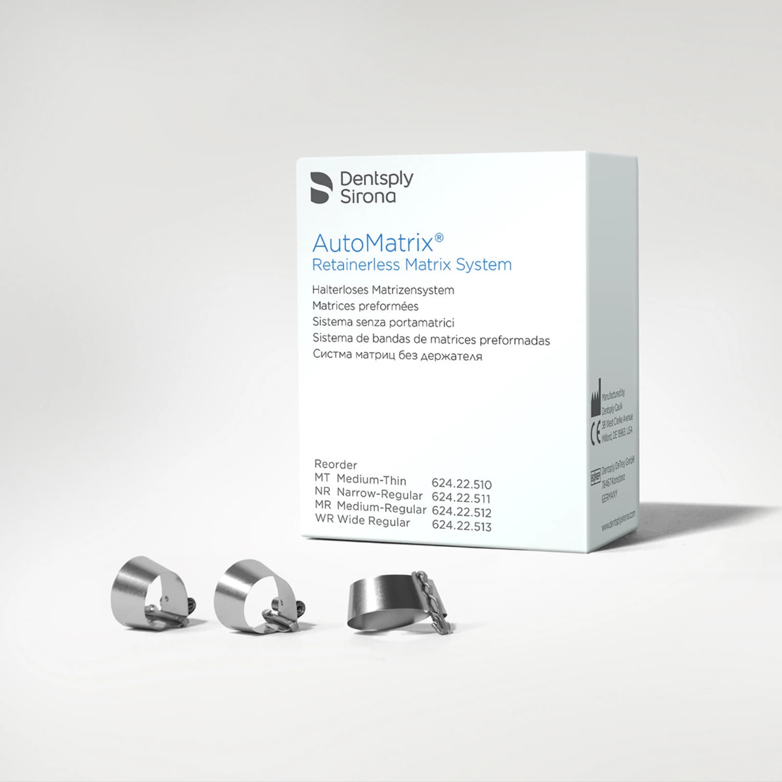 AutoMatrix Retainerless Matrix System Band Refill, Medium Thin, 1/4" x 0.0015", 72/Box, 663001 thumbnail 12