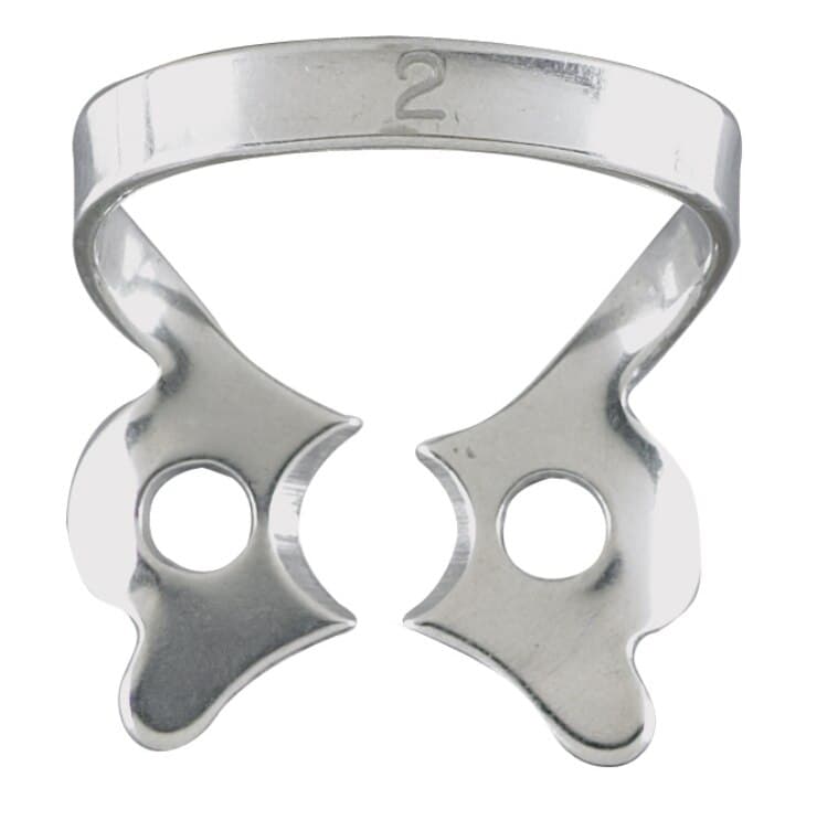 Miltex Rubber Dam Clamp #2, Winged, Pre-Molar/Bicuspid, 1/Pk, 76D-2 thumbnail 6