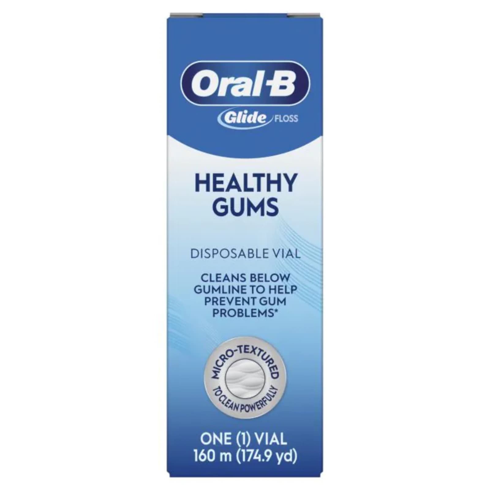 Oral-B Glide Healthy Gums Floss, Unflavored, 160m Disposable Vial, 1/Box, 80779740 thumbnail 7
