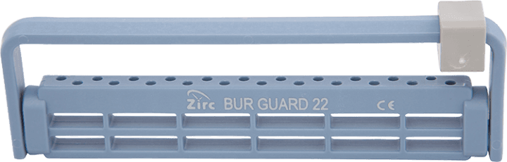 Zirc Steri-Bur Guard 22-Hole Bur Block, Blue, 50Z410B thumbnail 3