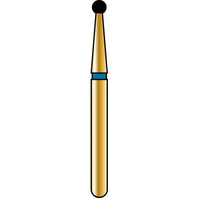 Alpen Multilayer Diamond Bur FG 801-014, Coarse Grit, Round, 5/Pk - Alpen Multilayer Diamonds FG 801-014 Coarse 5/Pk - Image 1
