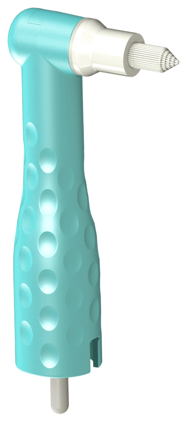 NUPRO revolv Disposable Prophy Angle, Tapered Brush, 90° Angle, Latex-Free, Lavender/Green, 100/Box, 965259 thumbnail 7