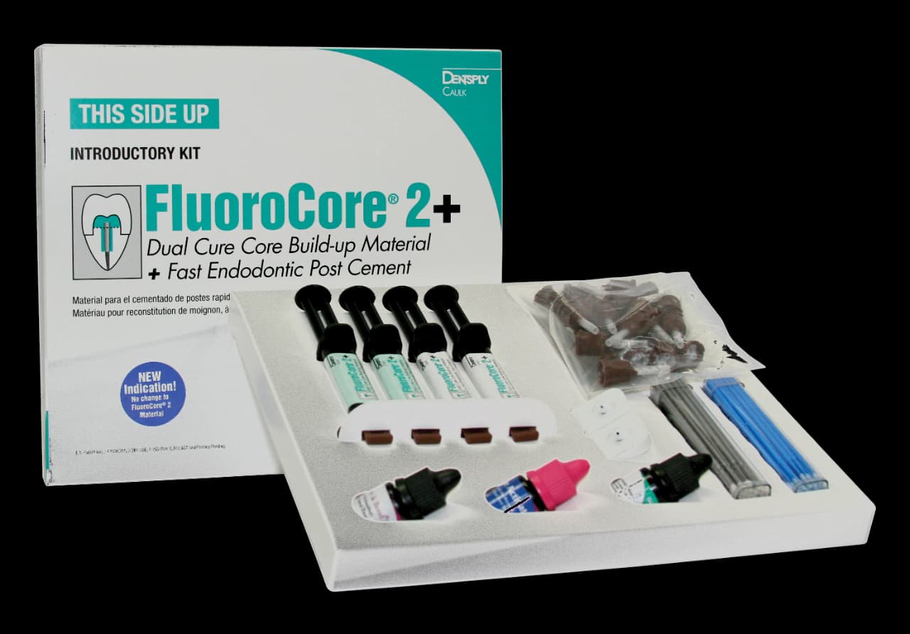 FluoroCore 2+ Core Build-Up Material, Dual-Cure, Regular Set, Syringe Refill, 4.75 g, Tooth Color, 4/Pk, 612401 thumbnail 12