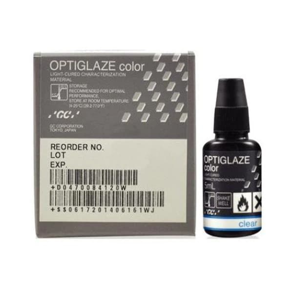 GC America OptiGlaze Color Clear, Light-Cured Nano-Filled Surface Glaze, 5 mL Bottle, #8424 thumbnail 10