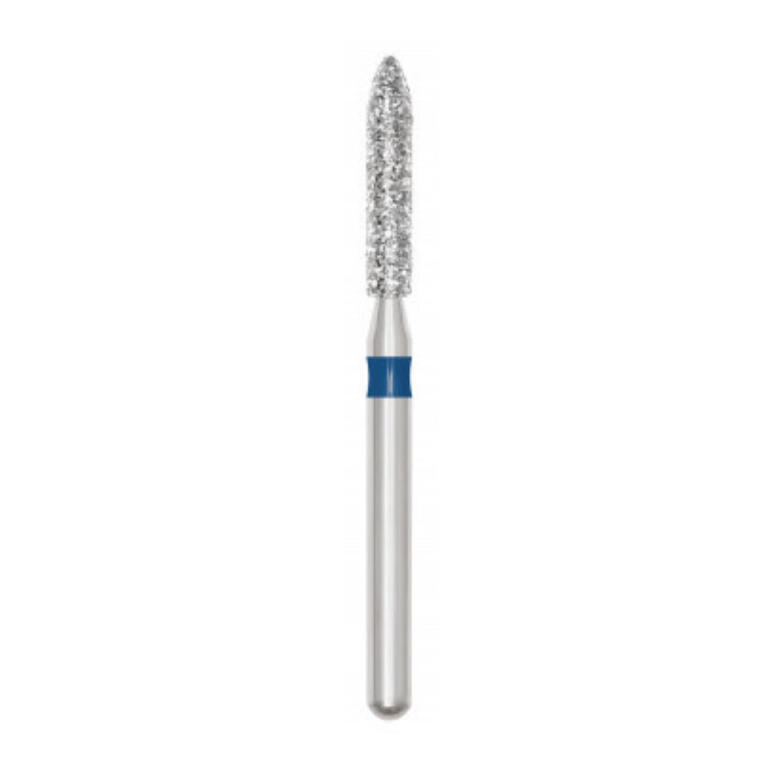 SS White Revelation Diamond Bur 878K-016M, Medium Grit, Curettage Shape, Friction Grip, 1.6 mm Diameter, 5/Pk - Revelation Diamond 878K-016M 5/Pk - Image 1