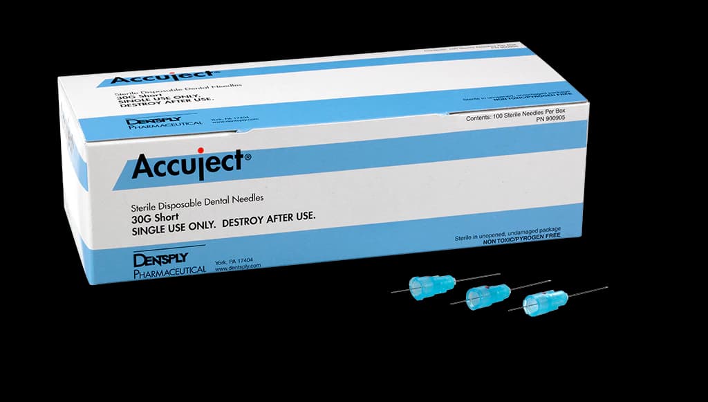 Accuject Disposable Dental Needles, Plastic Hub, 30 Gauge Short (21mm), Blue, 100/Box, 900905 thumbnail 13