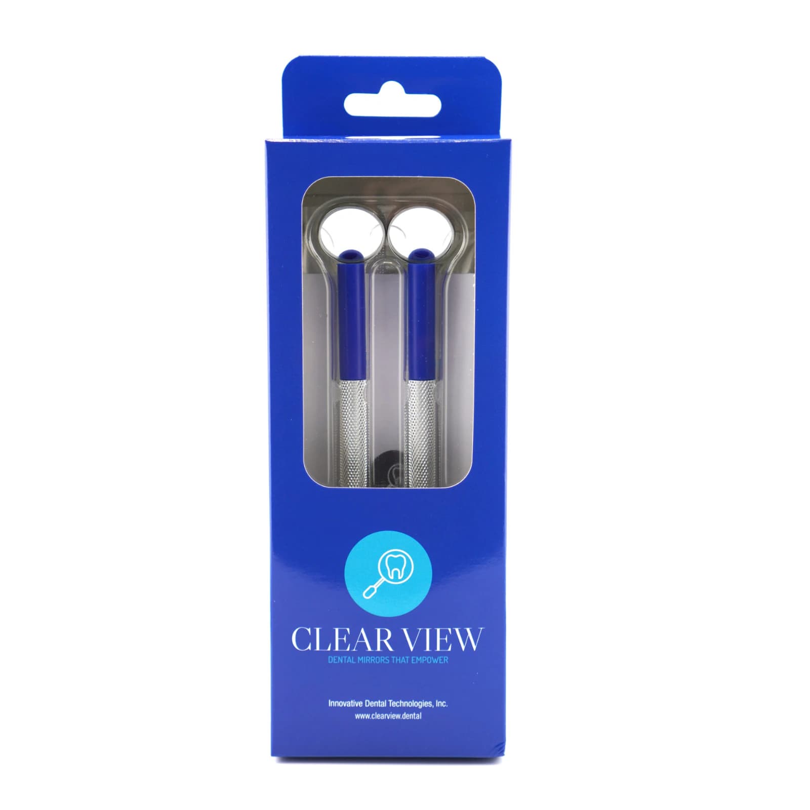 Clear View Dental Mirror Handle System Starter Kit (2 Handles, 2 Mirrors, 50 Accu-Channels) - Clear View Starter Kit - Image 1