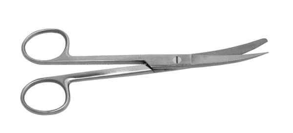 Operating Scissor 6.5" S/B Curved, Stainless Steel - Operating Scissor 6.5'' S/B Curved - Image 1