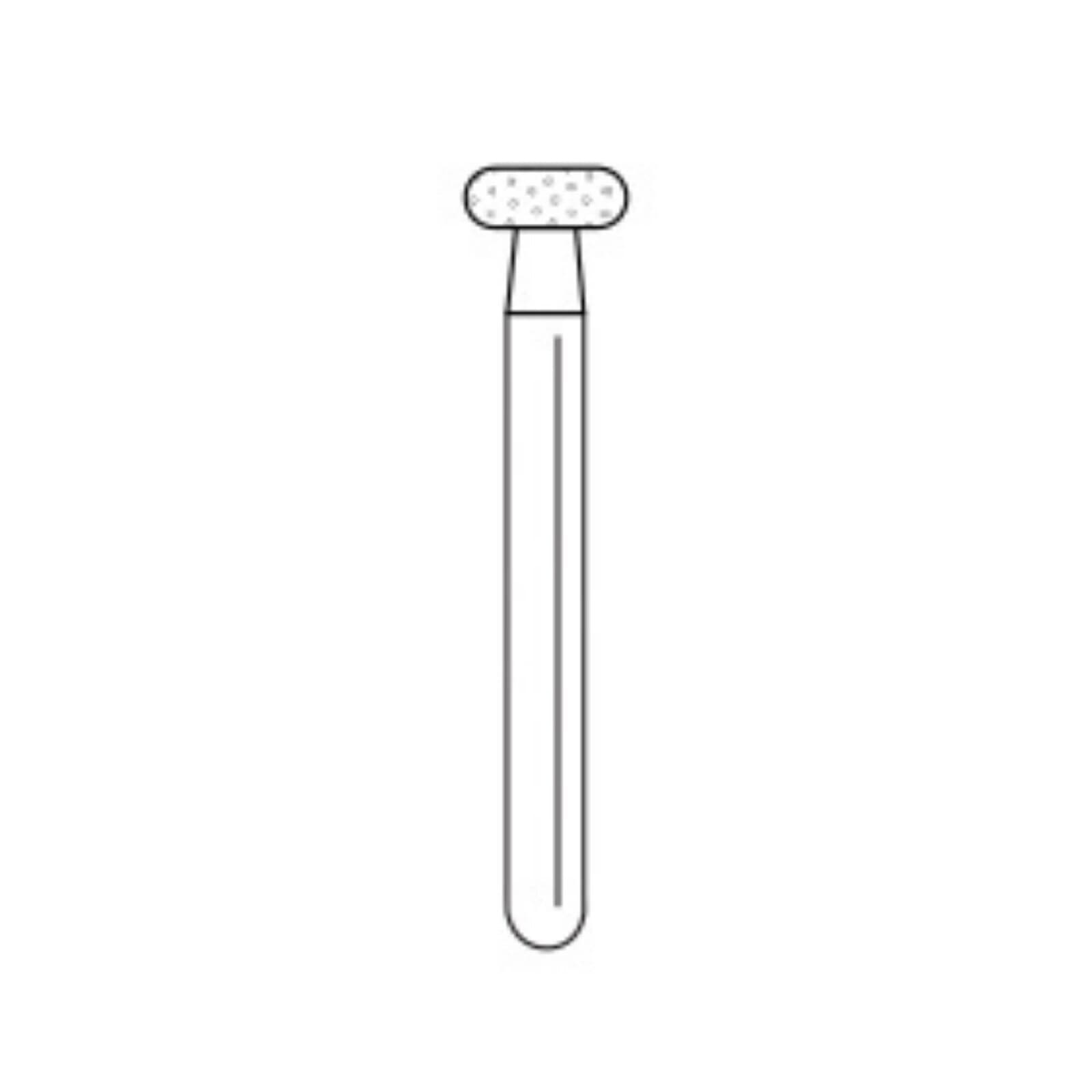 Solo Diamond Single-Use Diamond Bur, FG, Wheel, #2035, Coarse, Green, 3.5 mm Head Diameter, 25/Pk, 909037C thumbnail 3