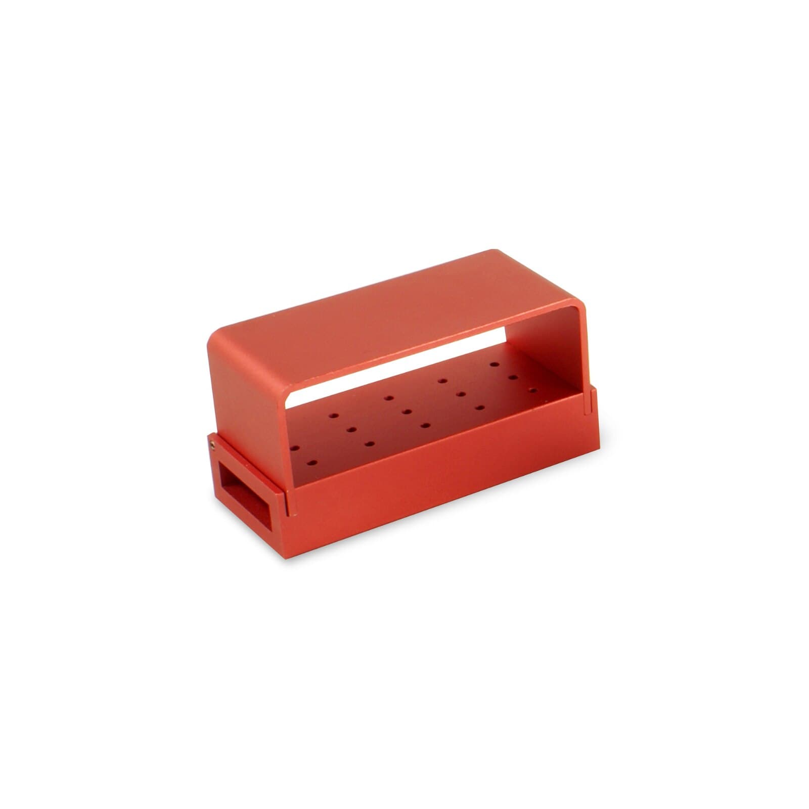 Pac-Dent Aluminum Bur Block FG Red, 15 Hole Capacity, 038R thumbnail 6