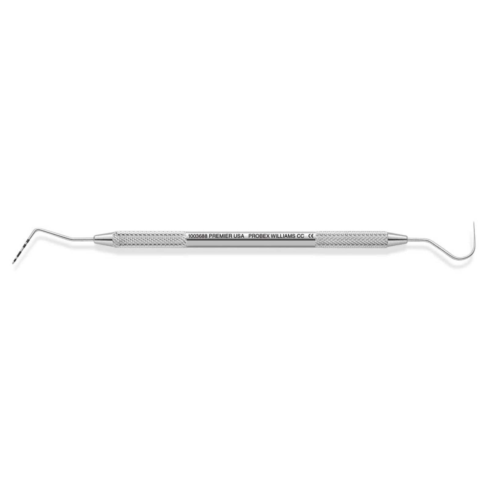 Premier Probex Double-Ended Williams Color-Coded Periodontal Probe, 1-2-3-5-7-8-9-10, Round Handle, 1/Pk, 1003688 thumbnail 3
