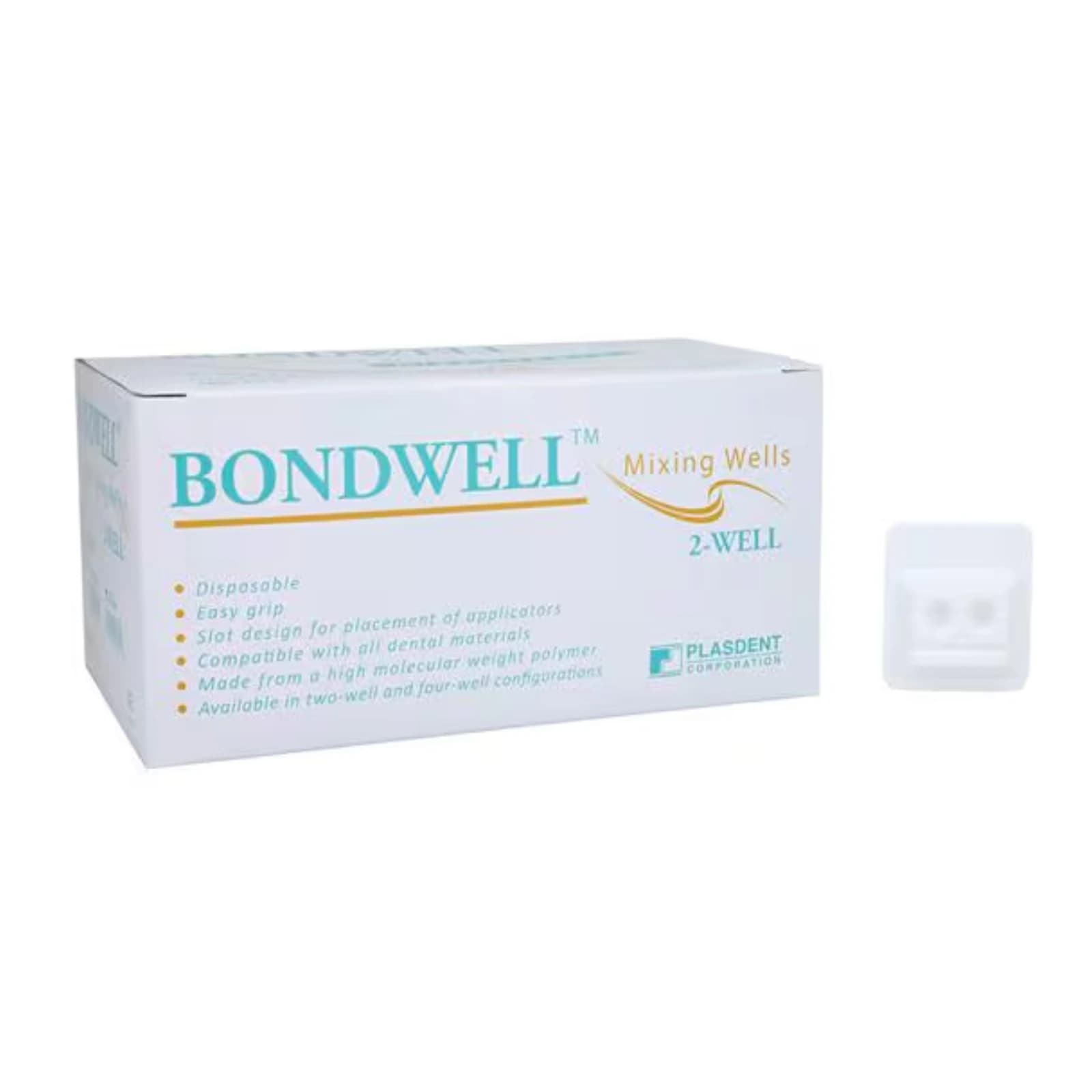 Bondwell Disposable Mixing Wells, 2-Well, White, 200/Pk, 900MW-2 thumbnail 11