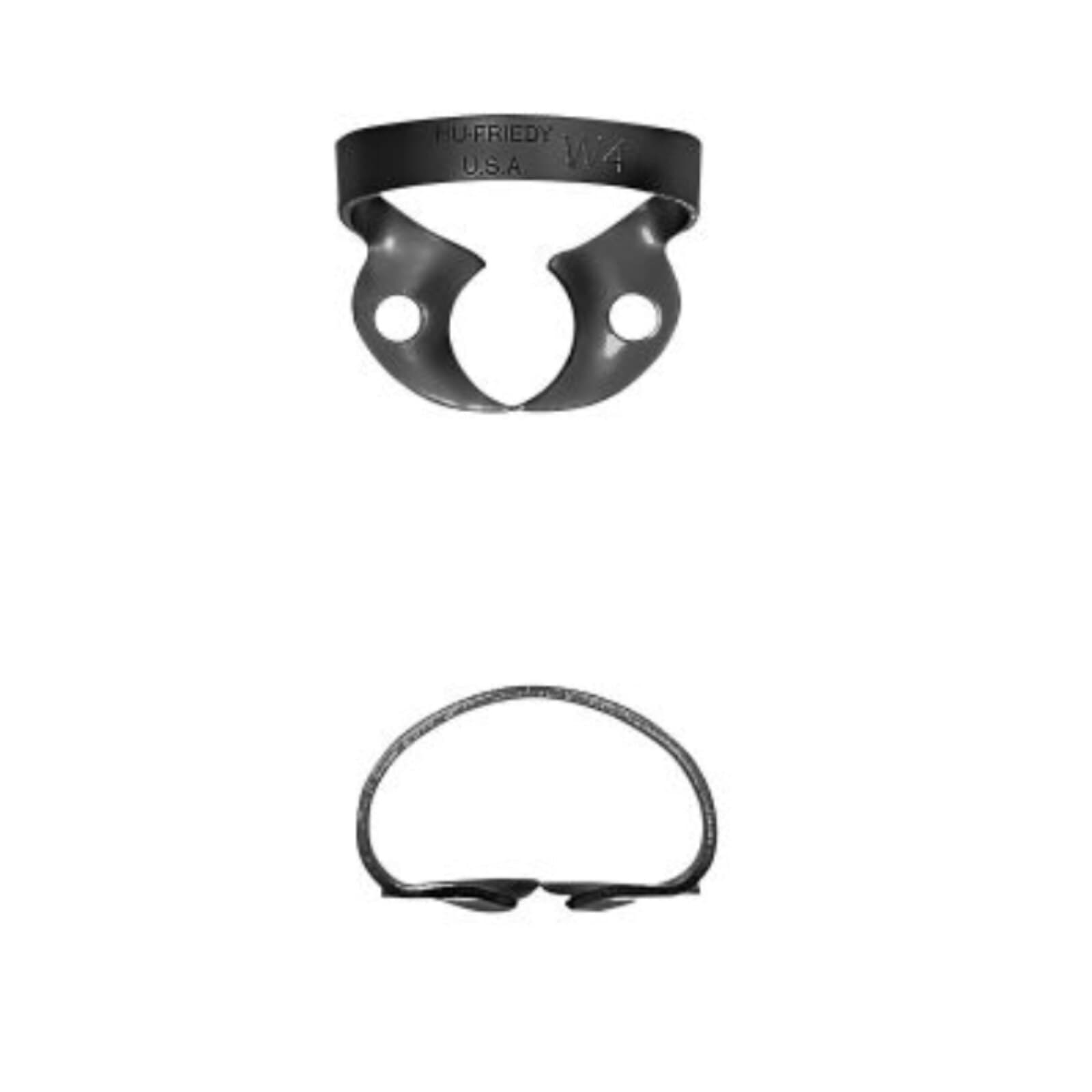 Hu-Friedy Black Line Rubber Dam Clamp #W4, Wingless, Small Upper Molars, 1/Each, RDCMW4X thumbnail 2