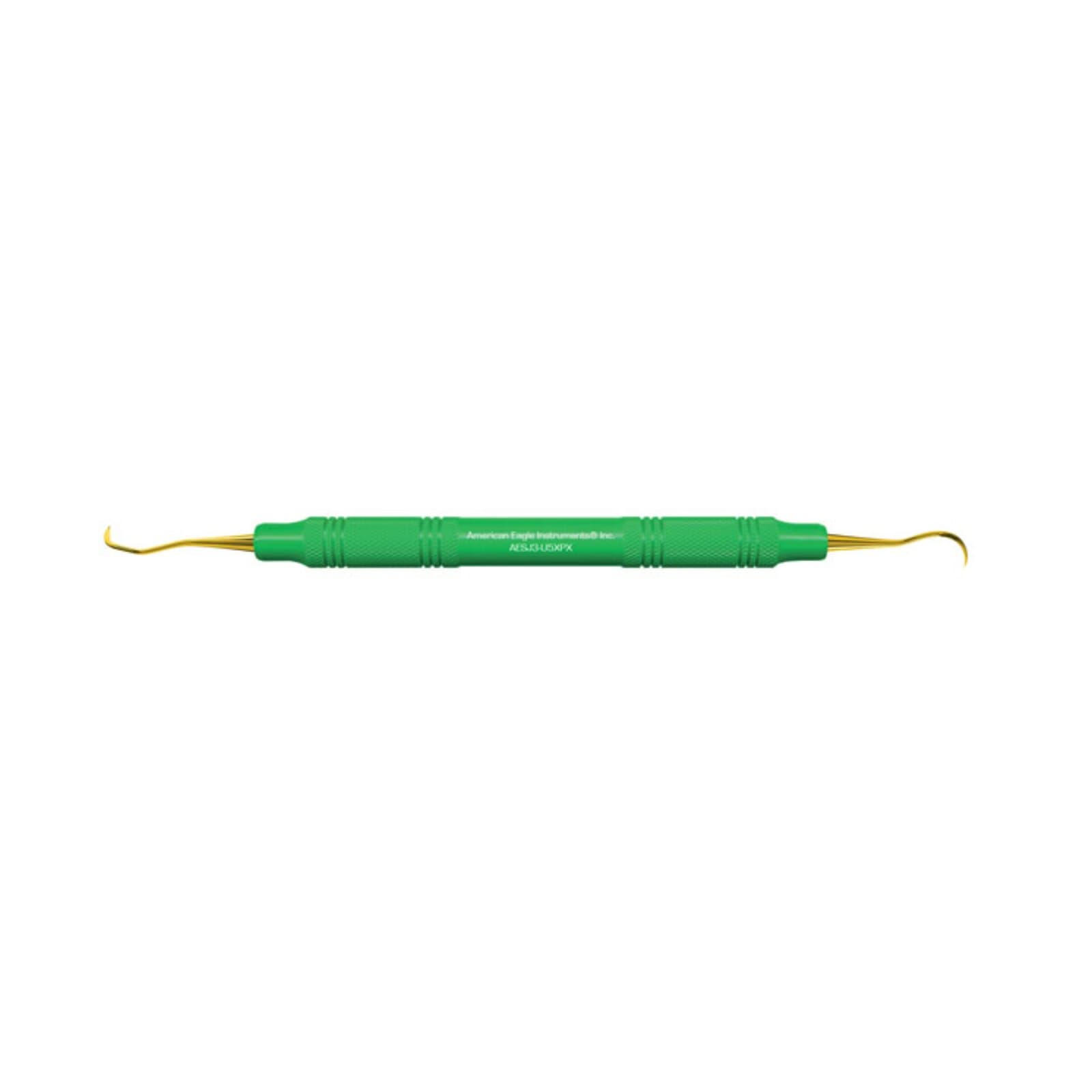 American Eagle Scaler J3-U15 XP 3/8" Green Handle Double-Ended, Sharpen-Free thumbnail 2