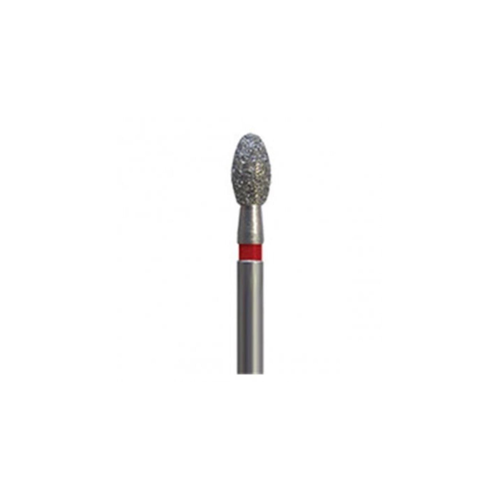 Meisinger Multi-Use Diamond Bur, HP, Pointed Football, #830F, 2.3 mm, Fine (Red), 5/Pk, 830F-023-HP thumbnail 3
