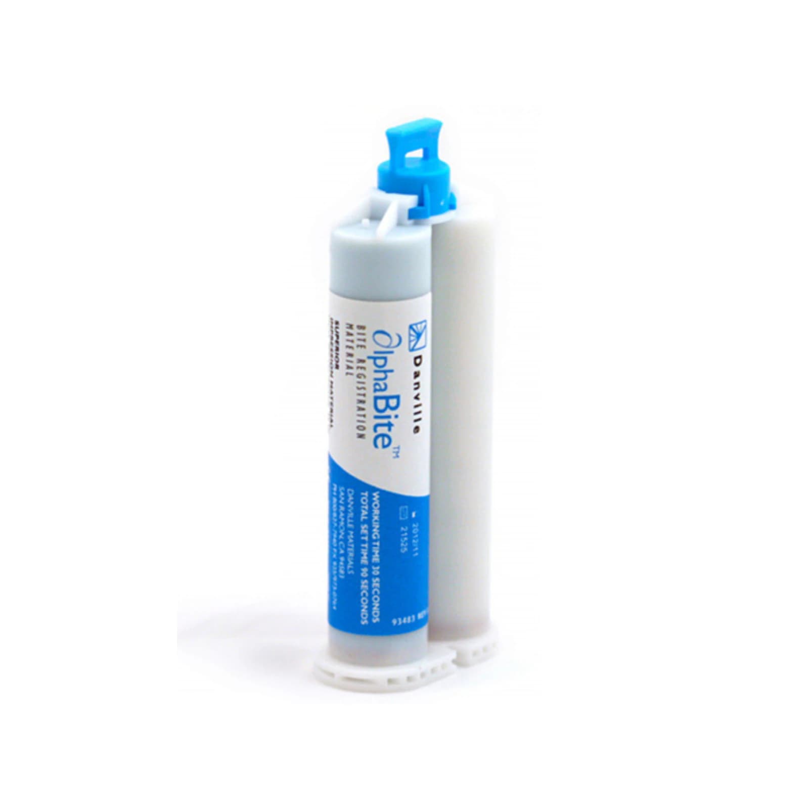 Start VPS AlphaBite Bite Registration Material, Regular Set, 50 mL Cartridge, Light Body, Unflavored, 2/Pk, 93352 - AlphaBite, Regular Set, 50 ml, 2/Pk, 93352 - Image 1