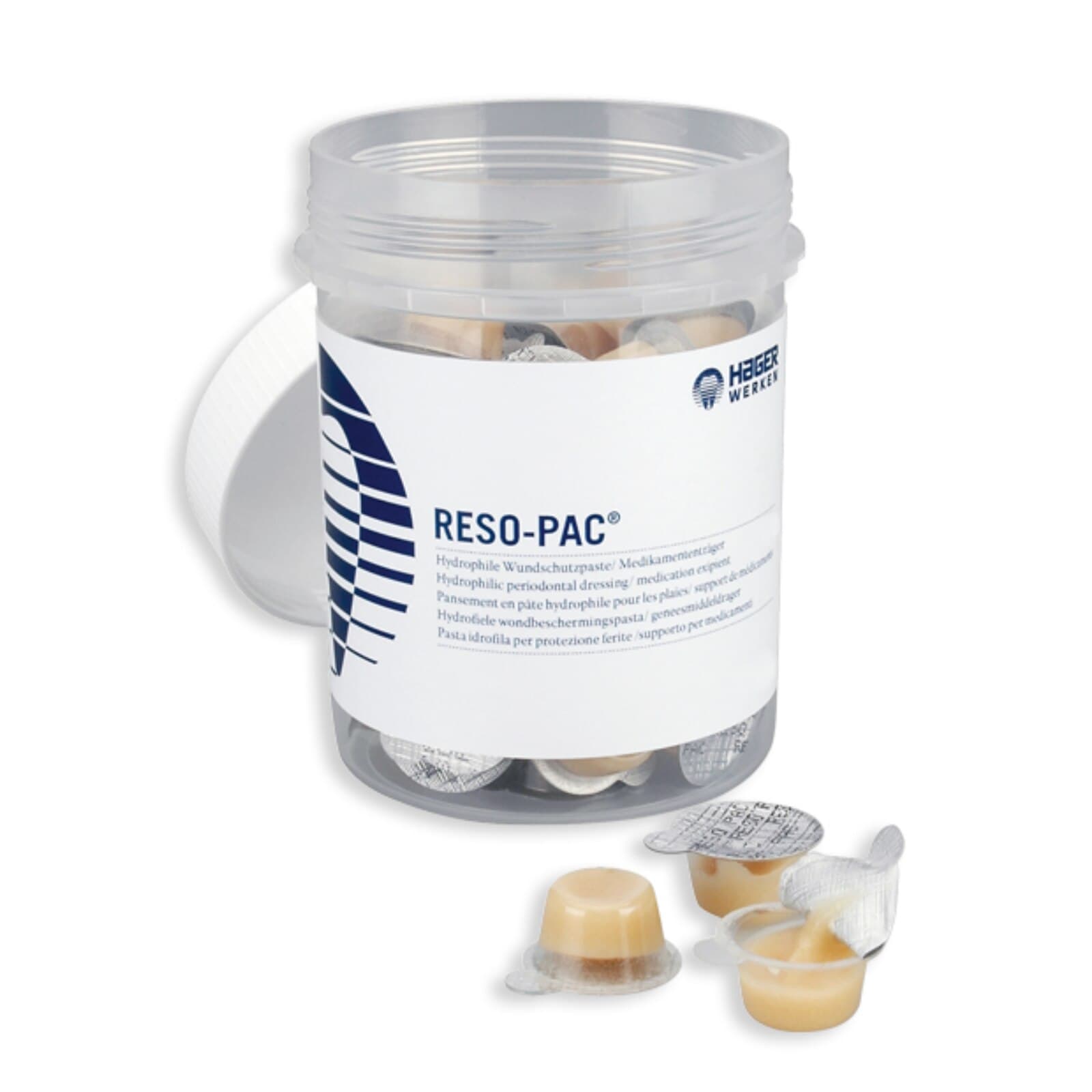 Hager Reso-Pac Hydrophilic Periodontal Dressing, Uni-Dose 2 g Cups, 50/Pkg, 155019 thumbnail 3