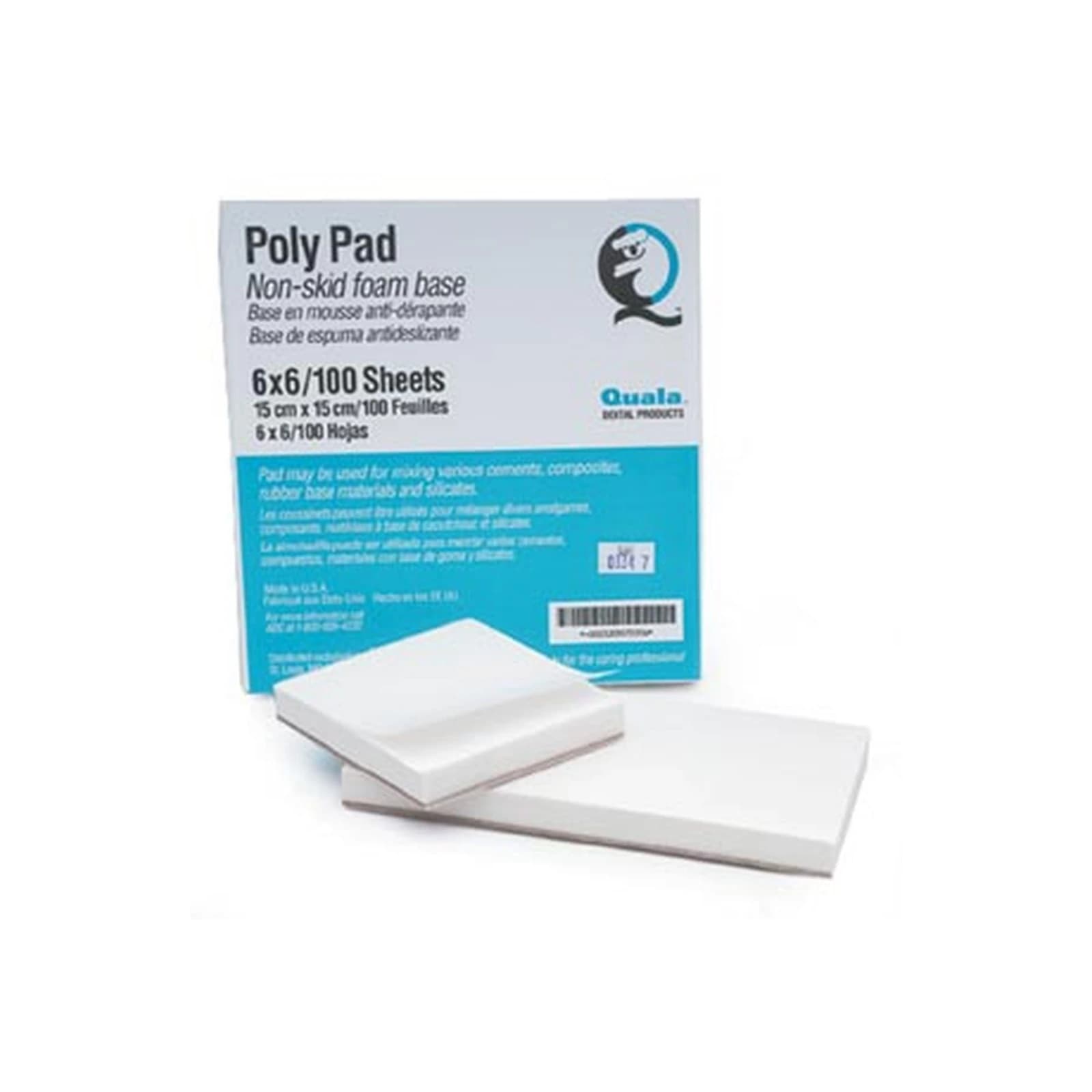 Crosstex Poly-Coated Mixing Pads, 3" x 3", 100 Sheets/Pad, KPAD33 thumbnail 2