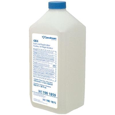 Carestream GBX Developer & Fixer Replenisher Twin Pack, 2 x 37 oz (Makes 5L Each), 5158613 thumbnail 4