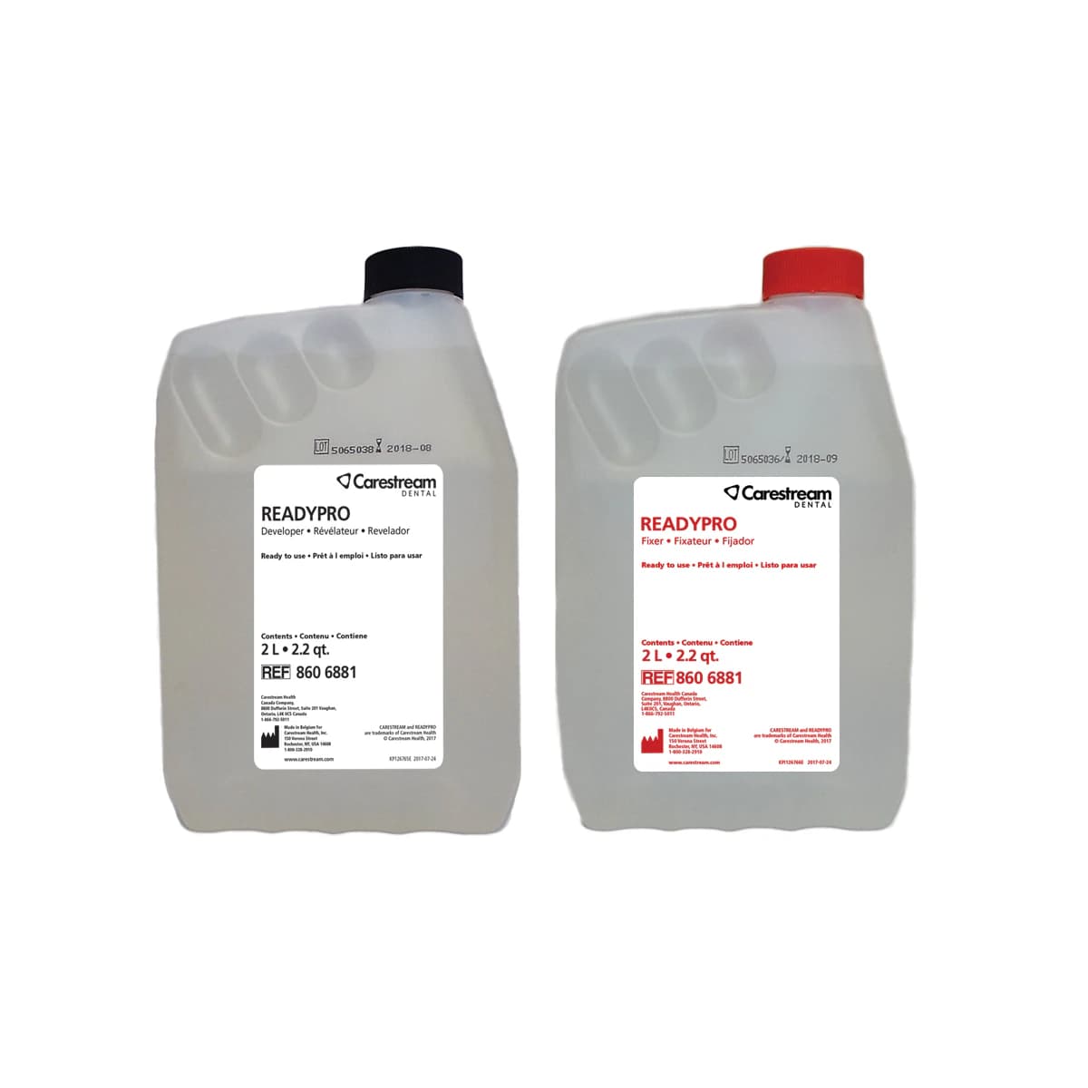 Carestream ReadyPro Developer and Fixer Twin Packs, 2 Liter Bottles, 4/Case thumbnail 2