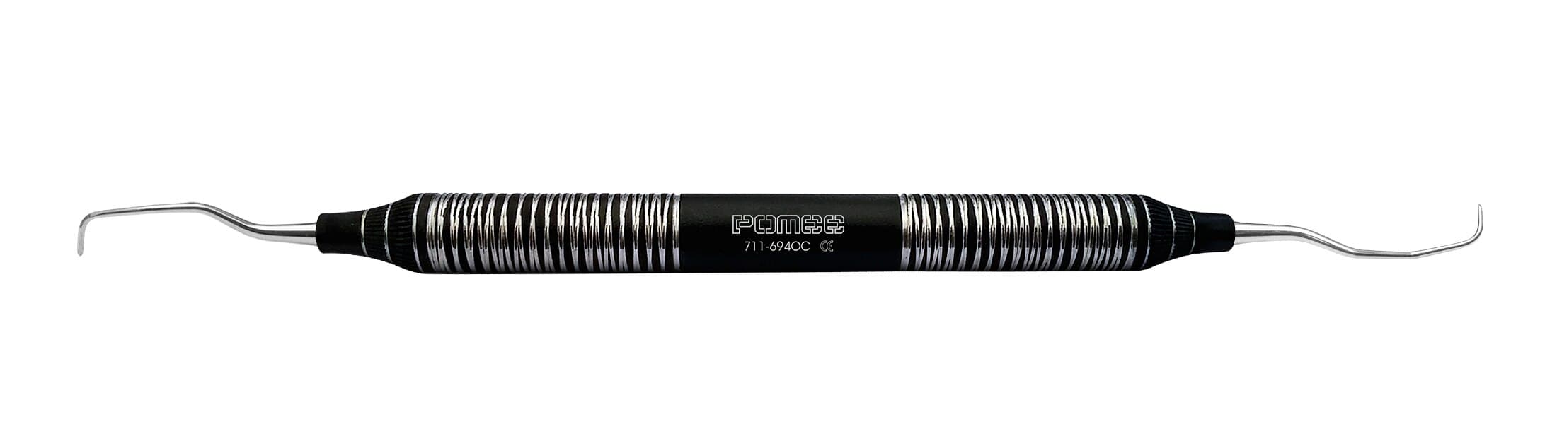 Pomee USA Gracey Curette #11/12, Hollow Handle 9.5mm, Ultra-Lite Onyx - Pomee USA Gracey Curette # 11/12 with Hollow Handle 9.5mm, Ultra-Lite Onyx - Image 1