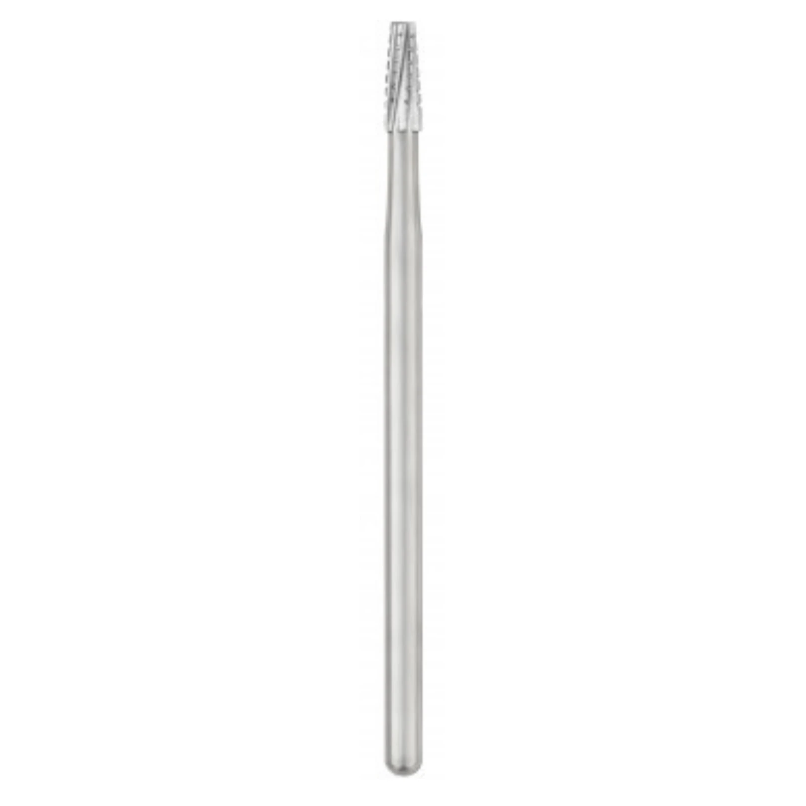 SS White Oral Surgery Carbide Bur #702, HP Shank #4, Cross-Cut Tapered Fissure, Flat End, 1.6 mm Head Diameter, 44.5 mm Length, Sterile, 10/Pk, 30054 thumbnail 3