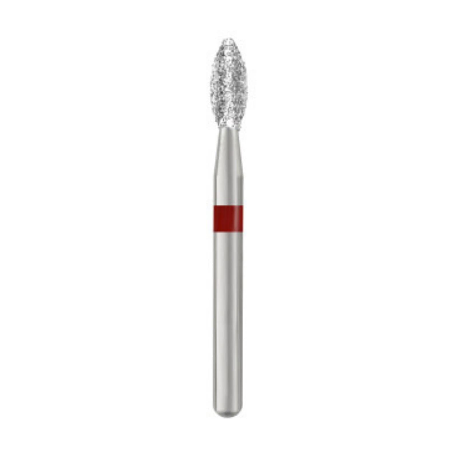 Piranha® Single Patient Use Diamond Bur, Pointed Football FG, Fine Grit, #368-021F, 2.1 mm Diameter, 25/Pkg thumbnail 2