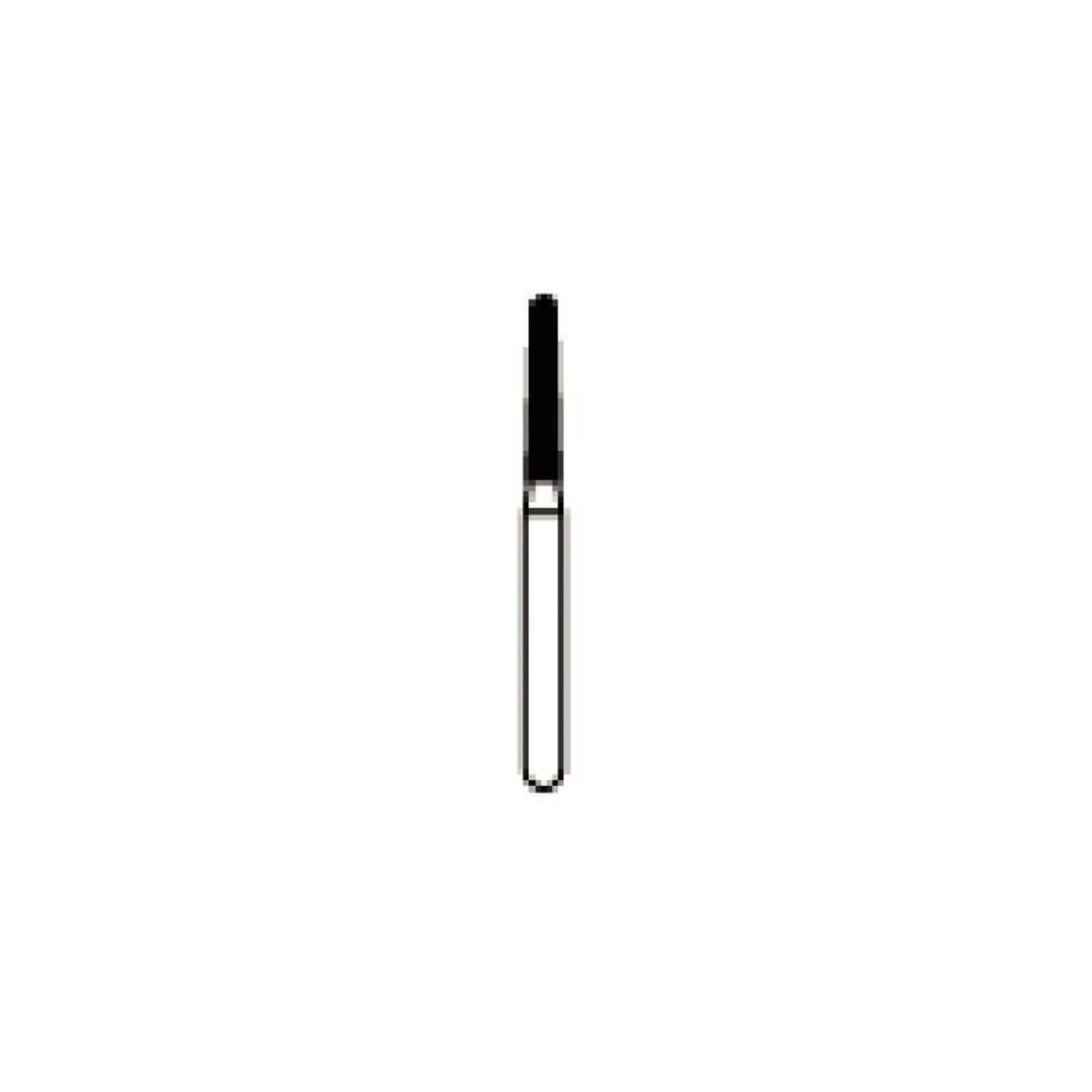 NTI FG Diamond Bur, Super Coarse, Round End Cylinder, #KS1, 1.2 mm Diameter, 7.0 mm Length, Friction Grip, Gold Pack of 50 (KS-1G) thumbnail 2