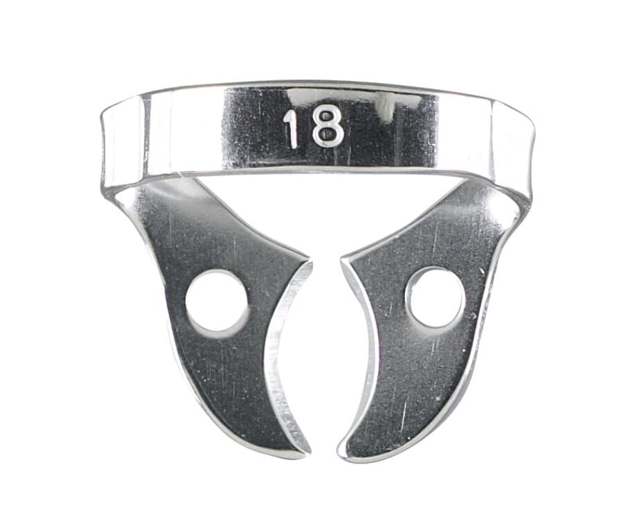 Miltex Rubber Dam Clamp #18, Wingless, Molar, 1/Pk, 76D-18 thumbnail 2