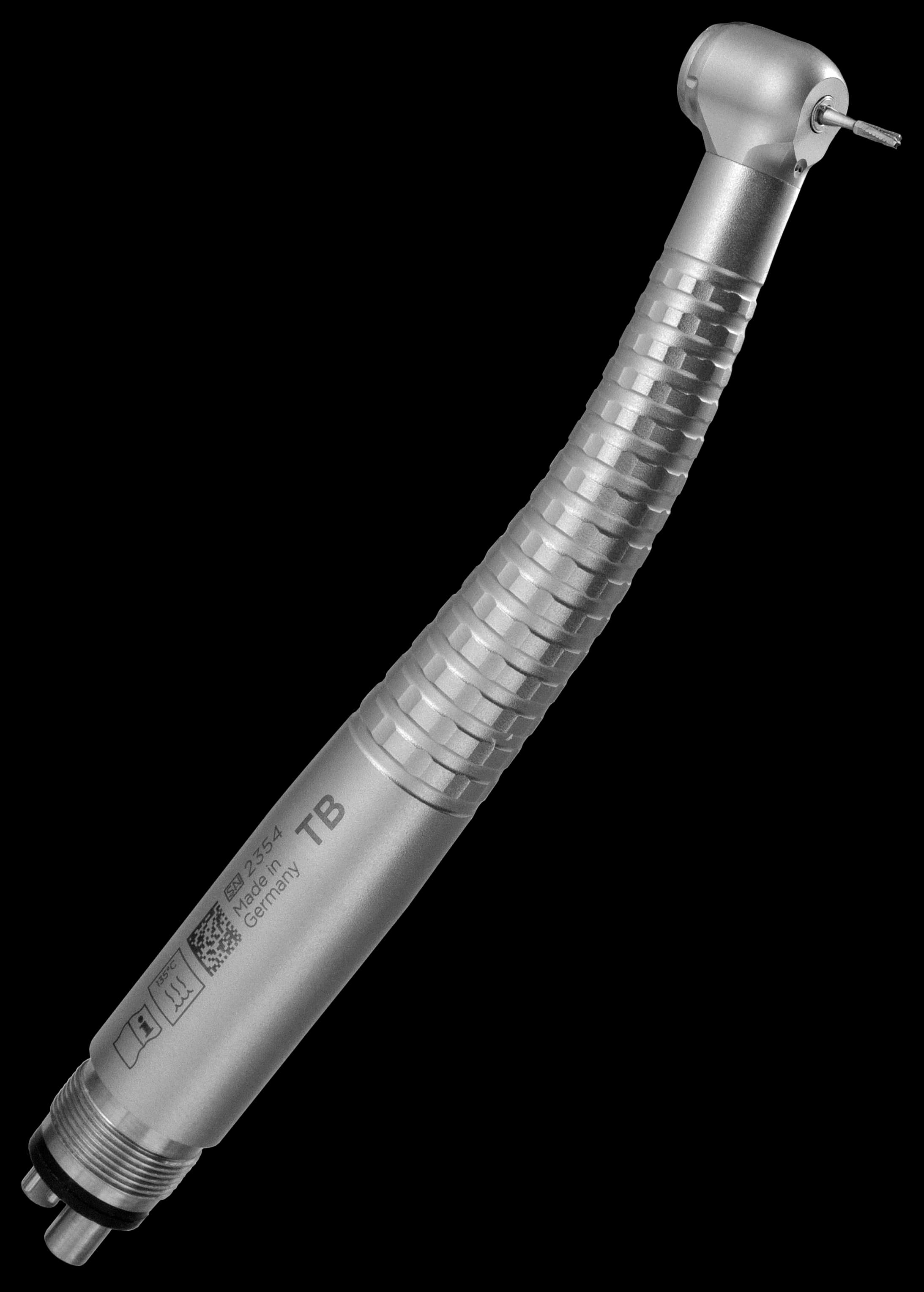 Midwest Tradition TB Push Button Fixed Backend High-Speed Air Handpiece, 4-Hole, Non-Fiber Optic, 790344 thumbnail 2