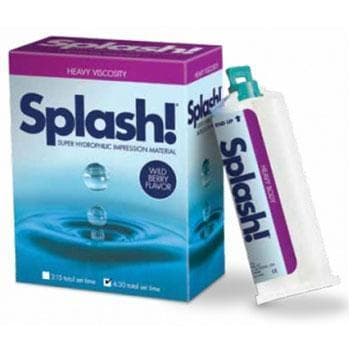 Splash! VPS Impression Material, Heavy Body, Half-Time Set, Wild Berry Scent, 2 x 48 mL Cartridges with Mixing Tips, SPD1233 thumbnail 6