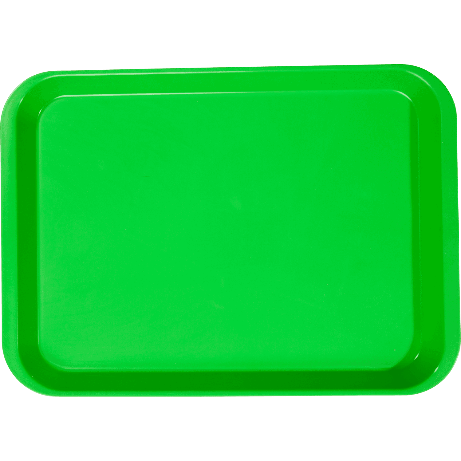 Zirc B-Lok Flat Set-Up Tray, Size B, Neon Green, 13-3/8" x 9-5/8" x 7/8", 1/Pk, 20Z401P thumbnail 4