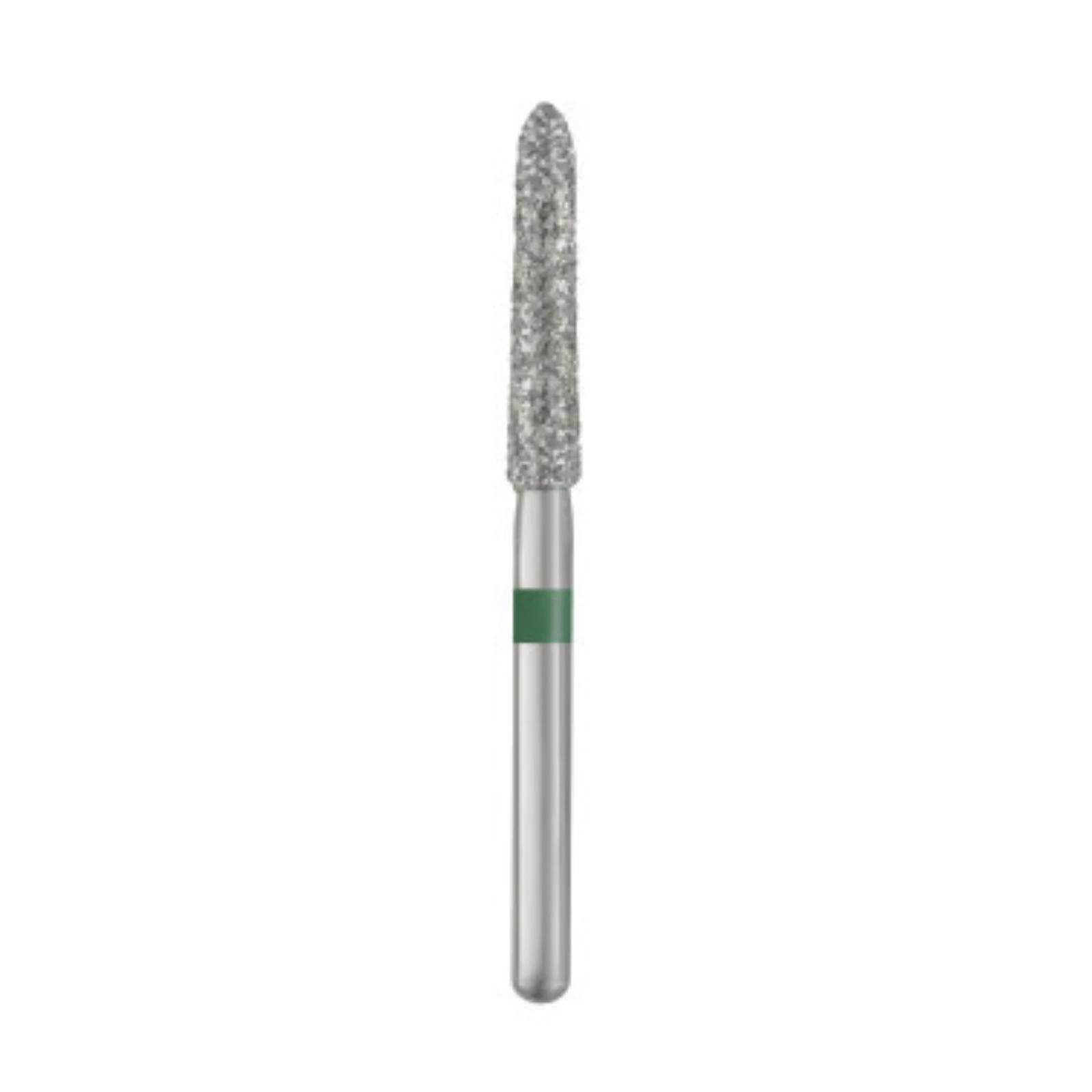 Piranha Diamond Single-Use Burs, FG, Curettage, #879K-021C, 2.1 mm, Coarse, Green, 25/Pk thumbnail 3