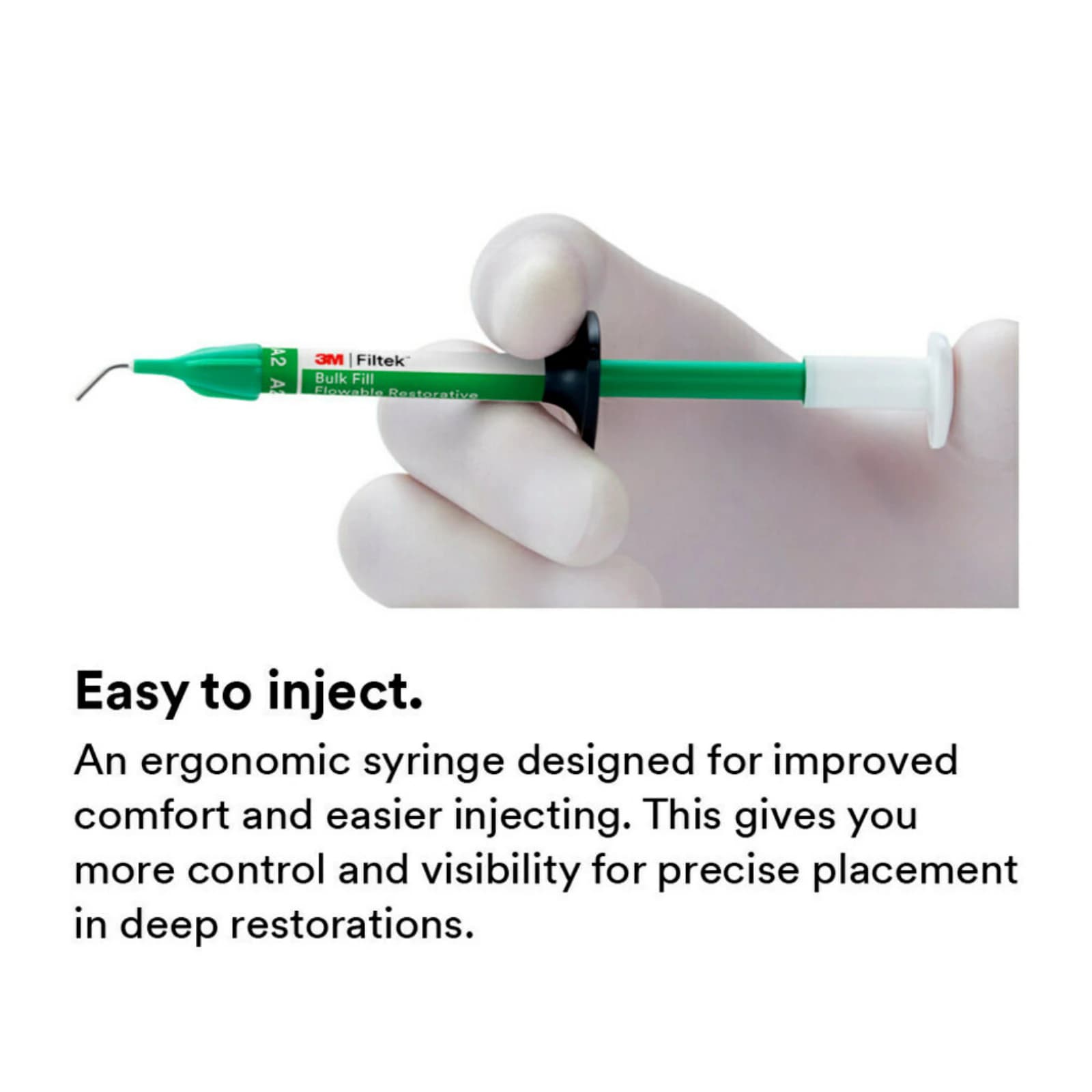 3M Filtek Bulk Fill Flowable Restorative Syringe Refill, Shade A3, 2 x 2g Syringes, 20 Tips, 4862A3 thumbnail 18