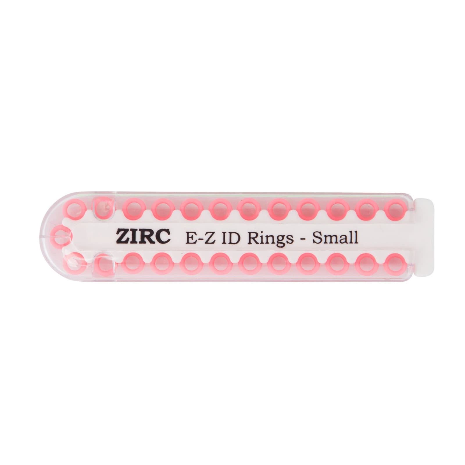 Zirc E-Z ID Instrument Rings, Small, Neon Pink, 1/8" Diameter, 25/Pack, 70Z100S thumbnail 2