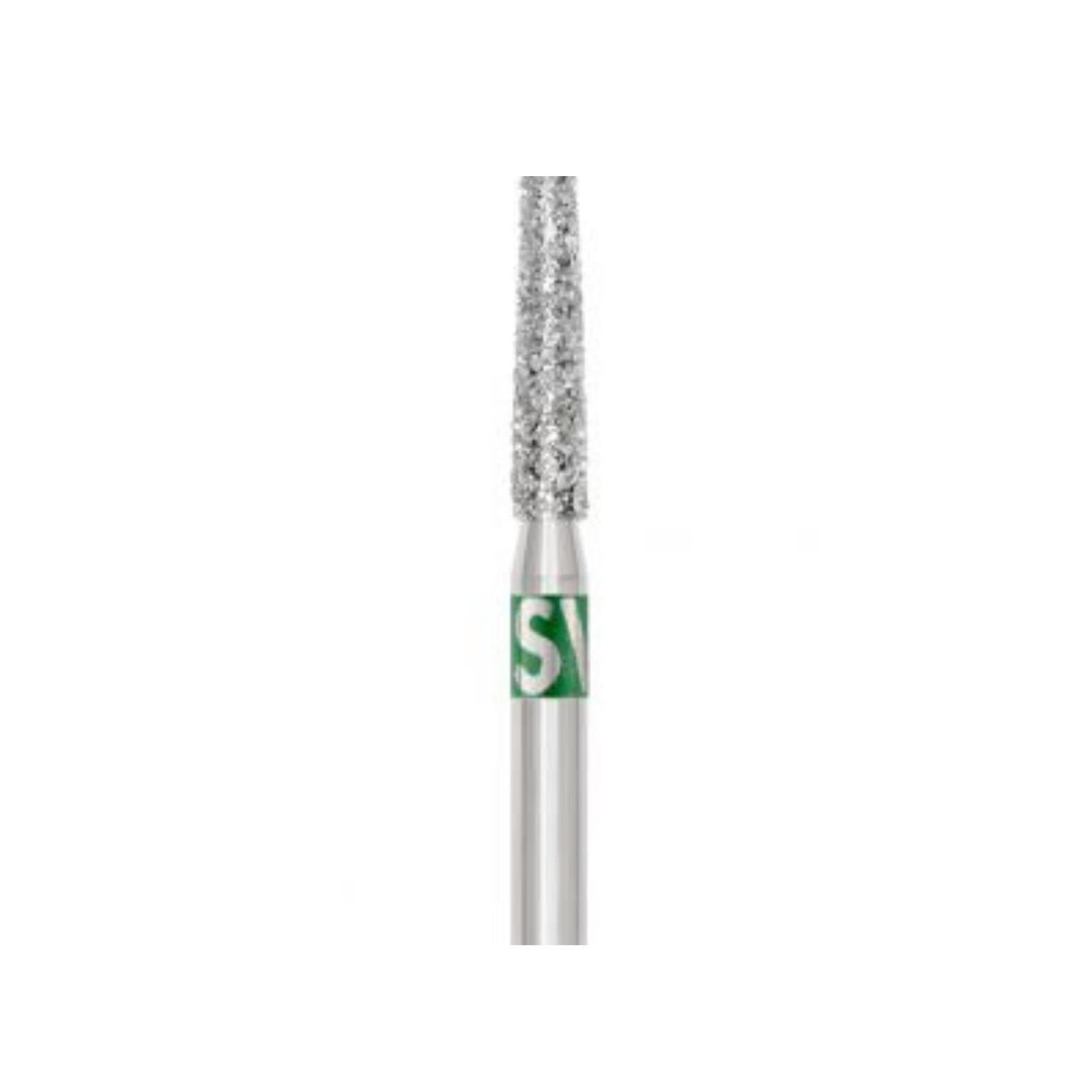 SS White Revelation Diamond Bur, Coarse, Round End Taper, Friction Grip, #850-018C, 5/Pack thumbnail 2