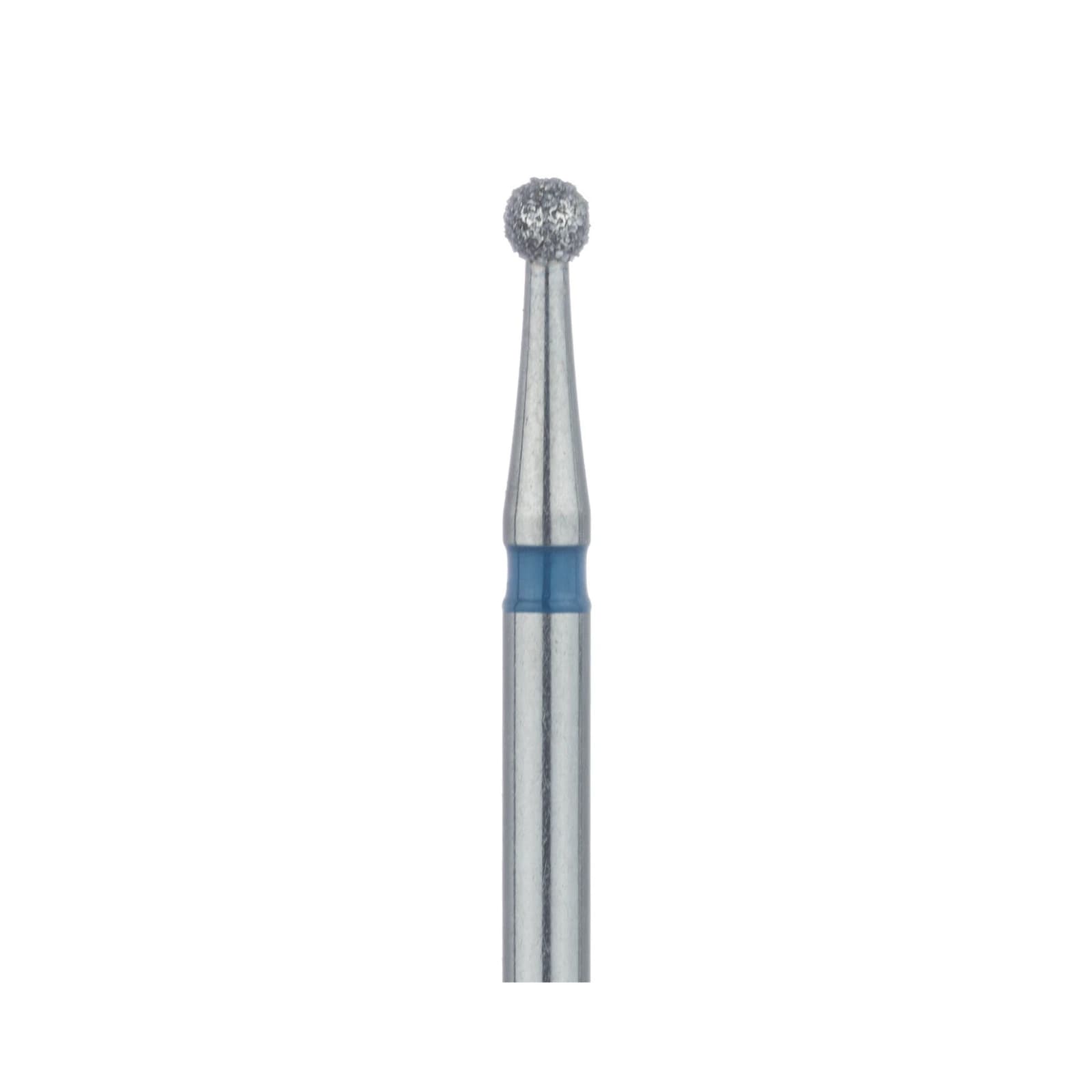 Meisinger Multi-Use Diamond Bur, FG, Round, #801, 1.6 mm, Medium Grit, Blue Ring, 5/Pk, 801-016-FG thumbnail 4