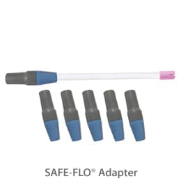 Crosstex SAFE-FLO Saliva Ejector Adapter, Blue/Gray, 50/Bag, M1020ADAP thumbnail 3